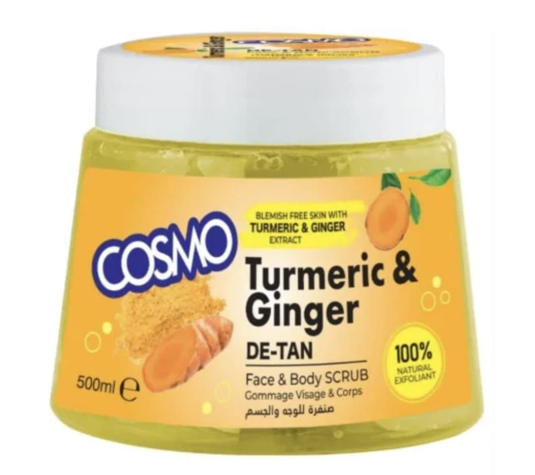 COSMO Face & Body Scrub De-Tan Turmeric & Ginger